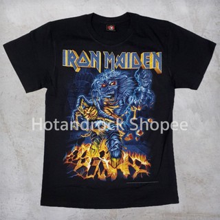 เสื้อยืดโอเวอร์ไซส์เสื้อวง Iron Maiden TDM 1793 HOTANDROCKS-3XL