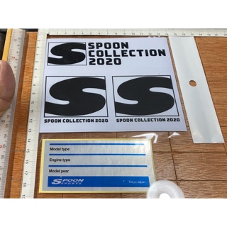 สติกเกอร์ DECAL สําหรับ SPOON SPORTS MILLAGE SPOONCOLLECTION2020 Train