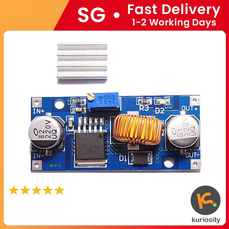 DC-DC Step Down Buck Converter 4 - 38V ถึง 1.25 - 36V 75W 5A XL4015