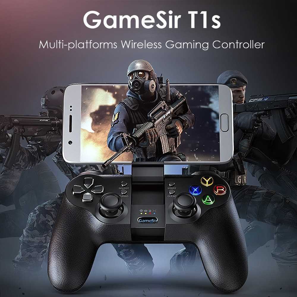 GameSir T1s Gaming Controller 2.4G เกมแพดไร้สายสําหรับ DJI Tello Drone Android iOS สมาร์ทโฟนแท็บเล็ต