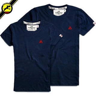 rudedog T-shirt เสื้อยืด รุ่น Water Seal (ผู้หญิง) แฟชั่น คอกลม ลายปักไหล่ ผ้าฝ้าย cotton ฟอกนุ่ม ไซส์