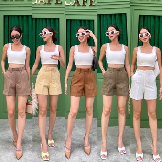 🥕🥕Selena high-waist short pants🥕🥕ใส่งานขายจริง