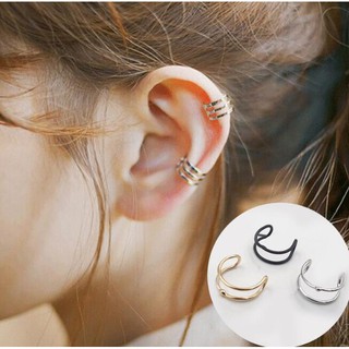 girl Punk hollow earclip Cuff clip