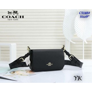 พร้อมส่ง กระเป๋าสะพายข้าง coach คลอสบอดี้ ใส่กระเป๋าสตางค์ใบยาวได้ crossbody กระเป๋าสีขาว กระเป๋าสีเหลือง bag โค้ช