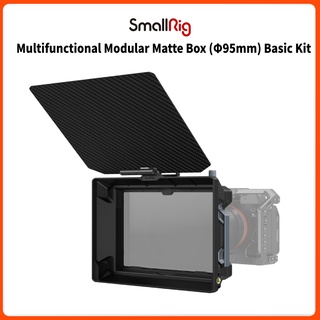 SmallRig Matte Box,Star-Trail Lightweight Multifunctional Modular Basic Kit,with 4 x5.65 Filter Frame,Adapter Ring,Top Flag -3556