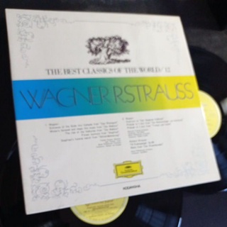 แผ่นเสียง 12 นิ้ว The Best Classic of the world 12 Wagner R.Strauss ชุด Box set 2 แผ่น ทดลองฟังได้ครับ