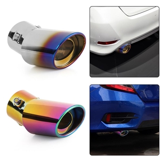 ปลายท่อ ไทเทเนียม ท่อรถ สแตนเลส​ ปลายท่อไอเสียรถยนต์  Universal Car Exhaust Muffler Tip Round Stainless Steel