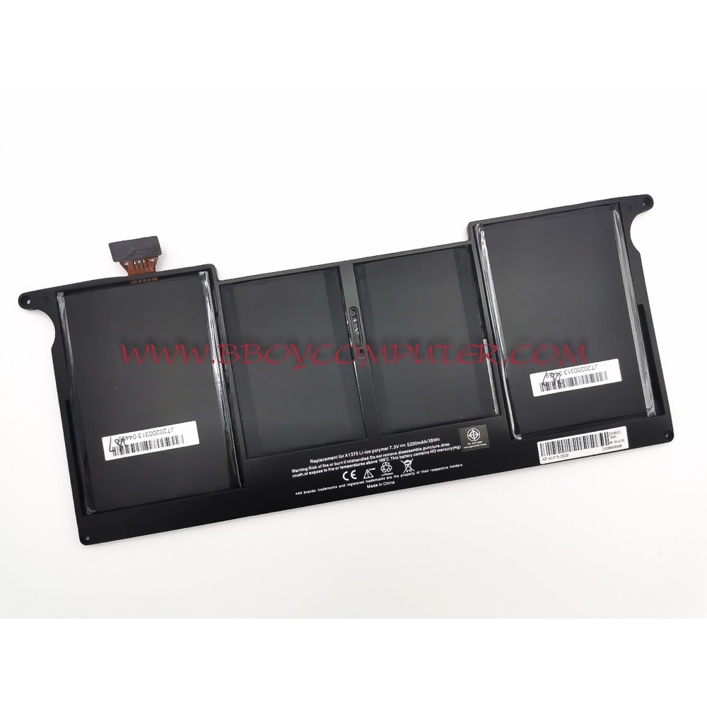 Battery แบตเตอรี่ A1375 FOR  AIR 11 LATE 2010 สำหรับรุ่น A1370