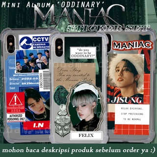 สติกเกอร์ ลายศิลปินเกาหลี SKZ ODDINARY MANIAC กันน้ํา สําหรับติดตกแต่ง