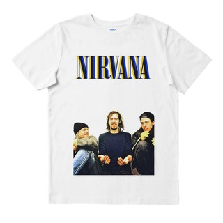 Nirvana - กลุ่มสีขาว | เสื้อยืด พิมพ์ลายวงดนตรี | Merch เครื่องดนตรี | Unisex | วงดนตรีเมอร์ช | เสื้อยืด พิมพ์ลายดนตรี | หินกรันจ์