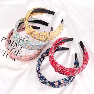 ที่คาดผม ลายดอกไม้ Floral printed hairband