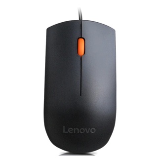 Lenovo 300 USB Mouse Black GX30M39704 เสียบแล้วใช้งานได้เลย ด้วยระบบเชื่อมต่อแบบ plug-and-play เมาส์สีดำ (ประกัน 1 ปี)