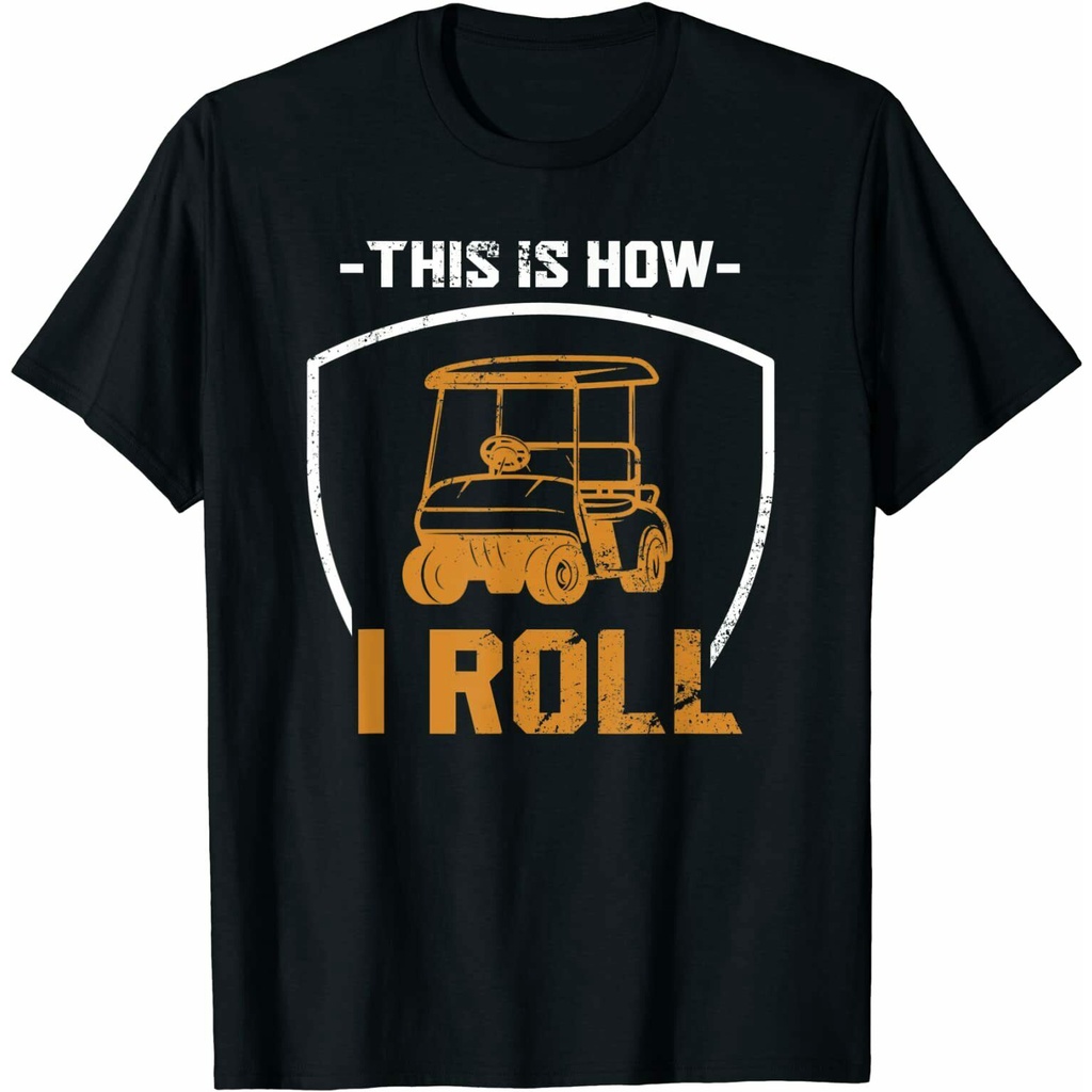 Golf Cart Golfing Funny Golfer Golf Hobby Fun Tshirt