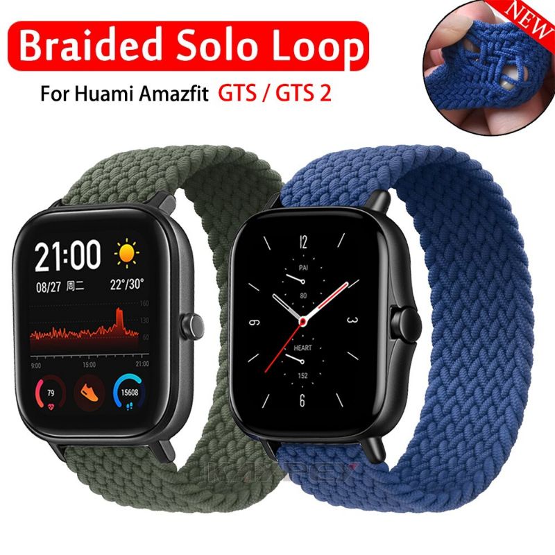 *พร้อมส่ง สายนาฬิกาข้อมือผ้าไนล่อนถัก 20มม. สําหรับ Xiaomi Huami Amazfit Gts / GTS 2 Samsung Galaxy Watch