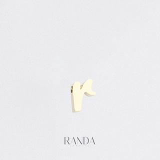 Randa เพิ่มจี้อักษรตัวเขียนสีทองจากสร้อยตัวอักษรตัวละ 50 บาท