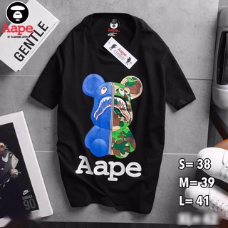 aape เสื้อยืดแขนสั้น