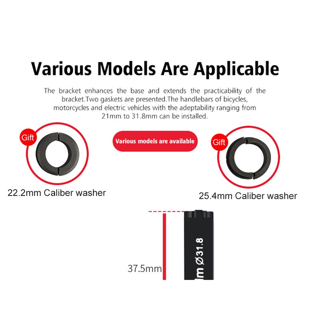 Gub P10 P20 ที่วางโทรศัพท์มือถือ อลูมิเนียม 3.5 นิ้ว ถึง 7.5 นิ้ว สําหรับรถจักรยานยนต์ สกูตเตอร์ P30 - รูปที่ 2