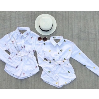 Twist shirt set เสื้อ+กางเกง