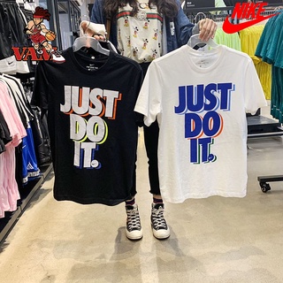 【hot tshirts】[S-3XL]Nike เสื้อยืดคอกลม แขนสั้น ผ้าฝ้าย 100% พิมพ์ลาย JUST DO IT 3D ระบายอากาศ ทรงหลวม สําหรับผู้ชาย ผู้ห