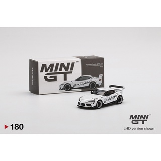 MINI GT 1/64 : MGT00175-L : Pandem Toyota GR Supra V1.0 White LHD