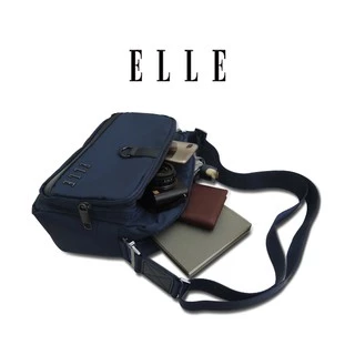 ELLE Travel Bags Series100%Recycled Nylon Mipan Regan กระเป๋าสะพายข้างแนวนอน น้ำหนักเบาและทนทาน #Item83513
