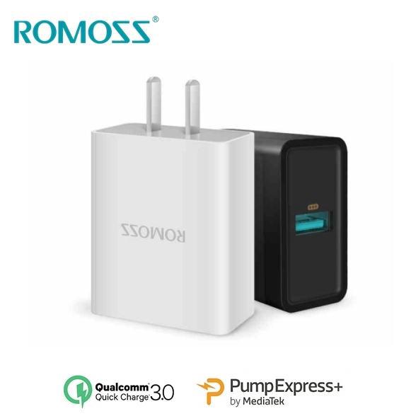 Adapter ที่ชาร์จ ROMOSS Qualcomm Quick Charge 3.0 &amp;amp; Mediatek Pump Express Plus 2.0