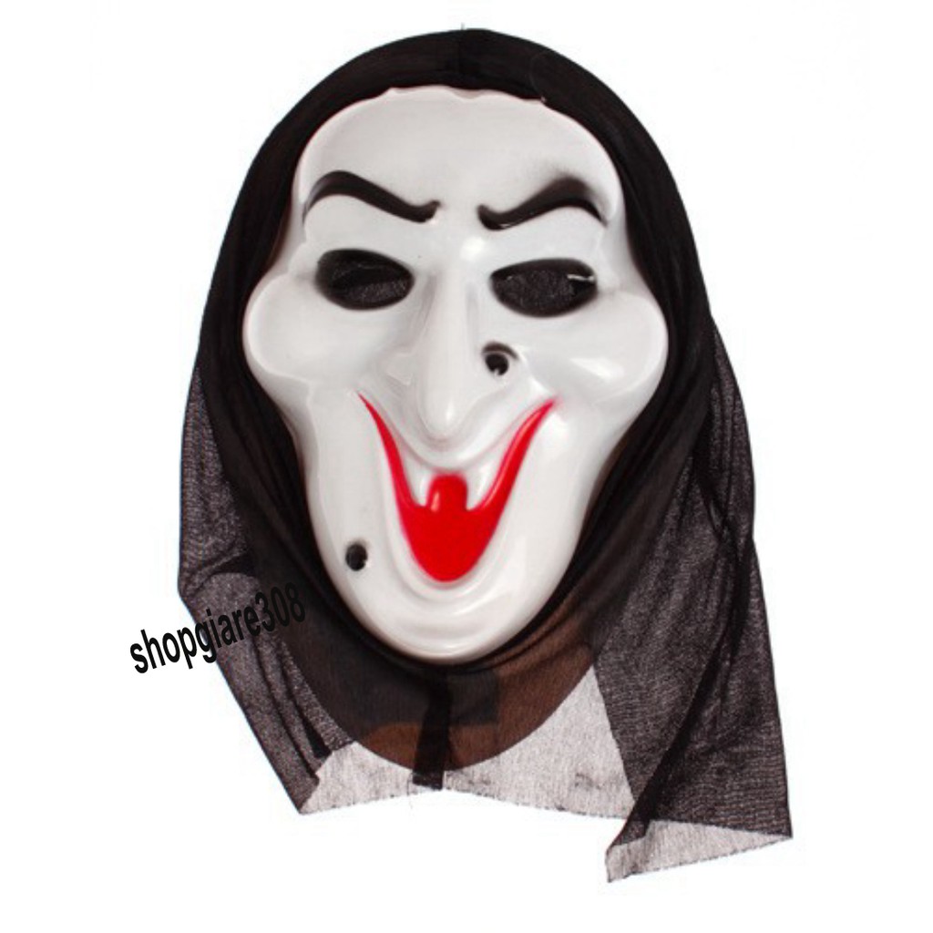 (arrived)หน้ากากแม่มด Mole - Scream หน้ากากฮาโลวีน นักฆ่าที่ซ่อนอยู่ - หน้ากากทีมผี