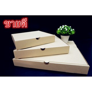 กล่องพิซซ่า Pizza  ไม่พิมพ์ลาย (1 ใบ)