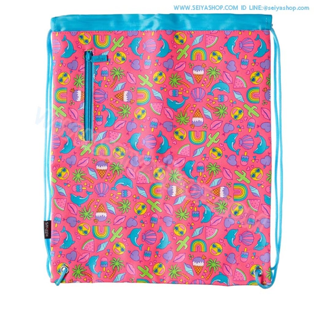 SMB054 กระเป๋ากันน้ำ smiggle Paradise Drawstring Bag