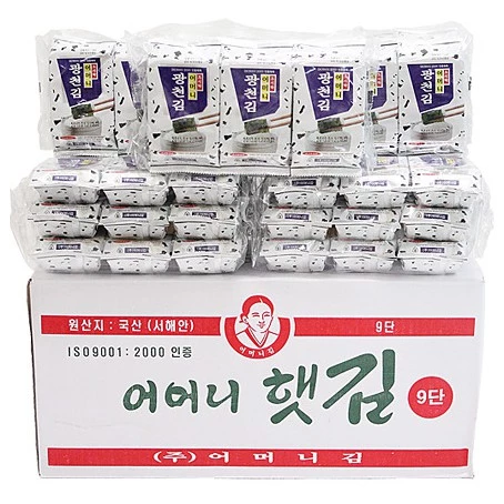 (BOX) 김/도시락김/Dosirakgim 5g สาหร่ายเกาหลี กิม korea seaweed (1box) 90pack 1ลังต่อ 1คำสั่งซื้อ