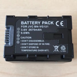 แบตเตอรี่กล้อง JVC รุ่น BN-VG121 BATTERY FOR JVC BN-VG121