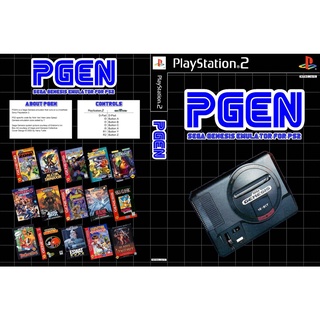 แผ่นเกมส์ PS2 PGEN Sega Genesis Emulator   คุณภาพ ส่งไว (DVD)