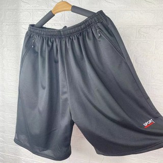 กางเกงขาสั้นลำลองผู้ชาย มีกระเป๋าซิป มีเชือกรูด ลายปักอย่างป…