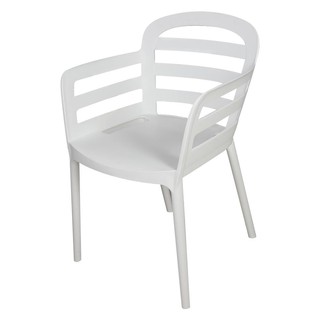 Chair table PLASTIC CHAIR SPRING WHITE Outdoor furniture Garden decoration accessories โต๊ะ เก้าอี้ เก้าอี้ SPRING COTTO