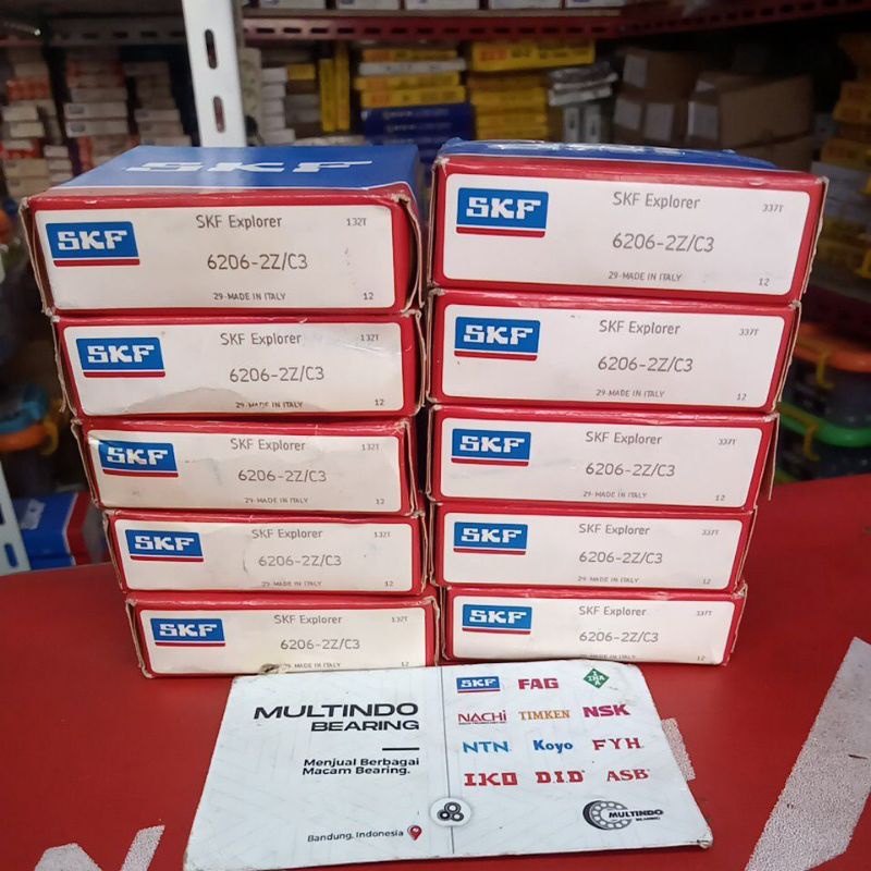 แบริ่ง 6206 ZZ C3 SKF ORIGINAL