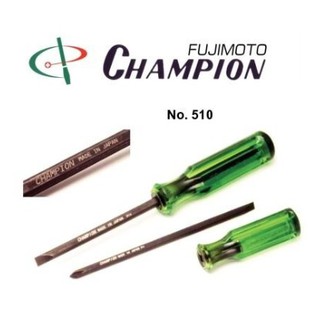 CHAMPION ไขควงหัวสลับ แกนดำ #510 - 3" (ราคา/โหล)