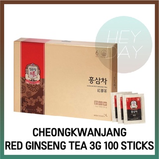 [Cheongkwanjang] ชาโสมแดง 3 กรัม 100 แพ็ค โสมแดงเกาหลี ชาเพื่อสุขภาพ ของขวัญ ภูมิคุ้มกัน ผงโสมแดง