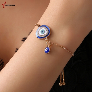 Va | สร้อยข้อมือโซ่แฟชั่นสไตล์พังก์ Evil Eye