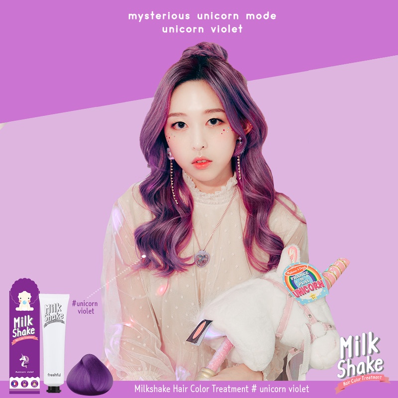 Freshful, Milkshake Hair Color Treatment สี #Unicorn Violet