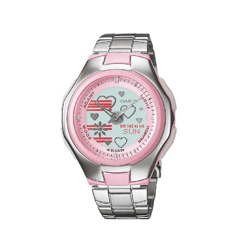 Casio Poptone นาฬิกาข้อมือ LCF-10D-4AV (Pink)