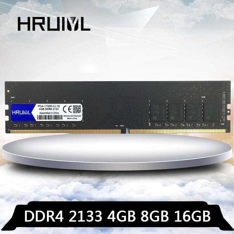 HRUIYL DDR4 4GB 8GB 16GB 2133MHz DDR 4 16G 8G 4G PC4-17000U 17000 PC motheboard Memory ram Desktop Intel and AMD Memoria