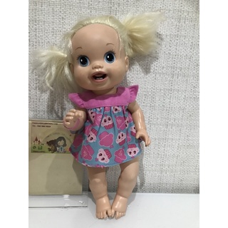 Baby alive doll new teeth ผิวขาว ของแท้ สภาพ90%