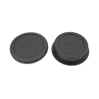 Canon Rear Lens Cap ฝาปิดท้ายเลนส์ + Body Cap ฝาปิดบอดี้ Canon DSLR