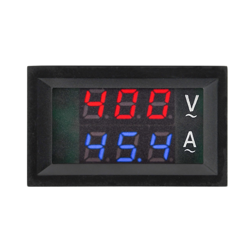 Pcbfun โวลต์มิเตอร์ดิจิทัล AC 50-500V แอมมิเตอร์ รูปที่ 2