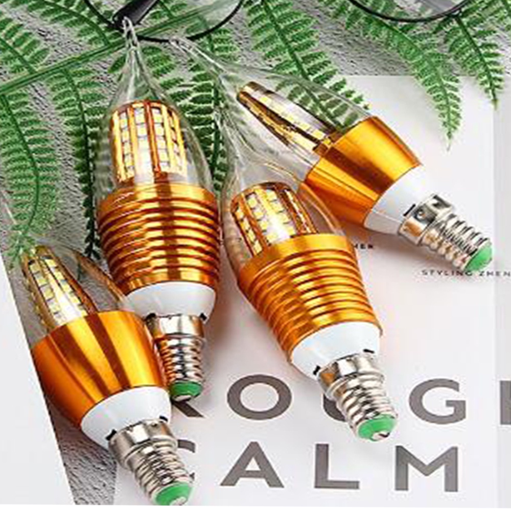 220V E14 E27 5W 7W 9W 12W Led เทียนโคมระย้า Vintage Filament