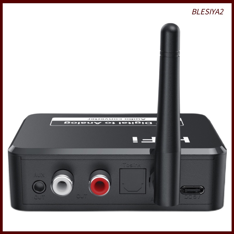 บลูทูธ 5.1 AUX/Optical/Coaxial Input Home Stereo Audio Fiber 3.5 มม.ลําโพงเพลงระยะไกลสําหรับทีวีอะแดปเตอร ์ ไร ้ สาย PC หูฟังเสาอากาศหลัก
