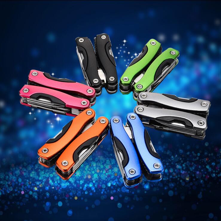 Multitool Outdoor Survival Stainless Steel 9 In1 Tool Plier Portable
