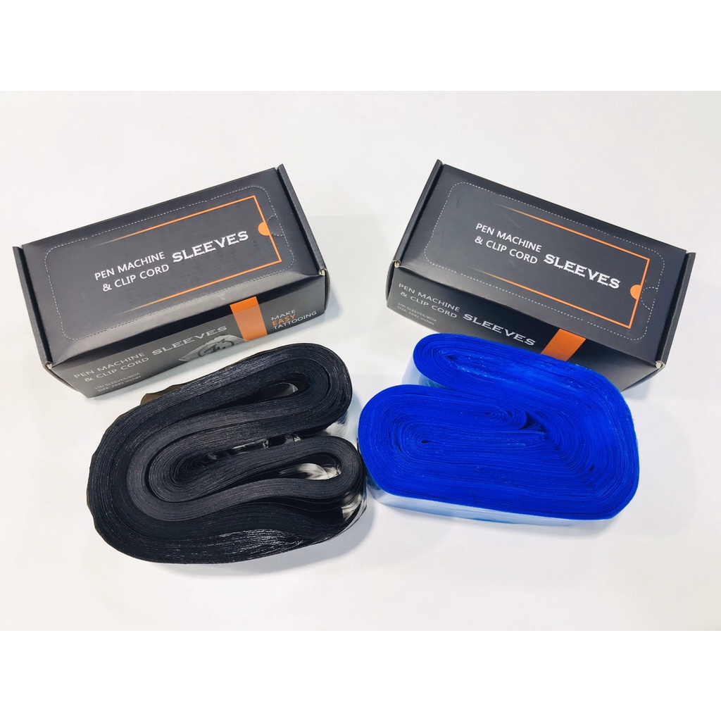 พลาสติกหุ้มสาย EZ Sleeves Pen Machine & Clip Cord - EZ TATTOO #อุปกรณ์สักลาย