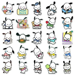 50 ชิ้นตลก Pochacco the rock สติกเกอร์กันน้ํา DIY สําหรับโทรศัพท์แล็ปท็อปรถสติกเกอร์ Creative Home Decal