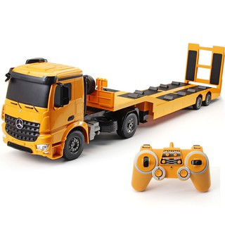 รถเทรลเลอร์หัวลากบังคับ Mercedes-Benz Arcos trailer truck Double Eagle 2.4Gz ขนาด 1:20